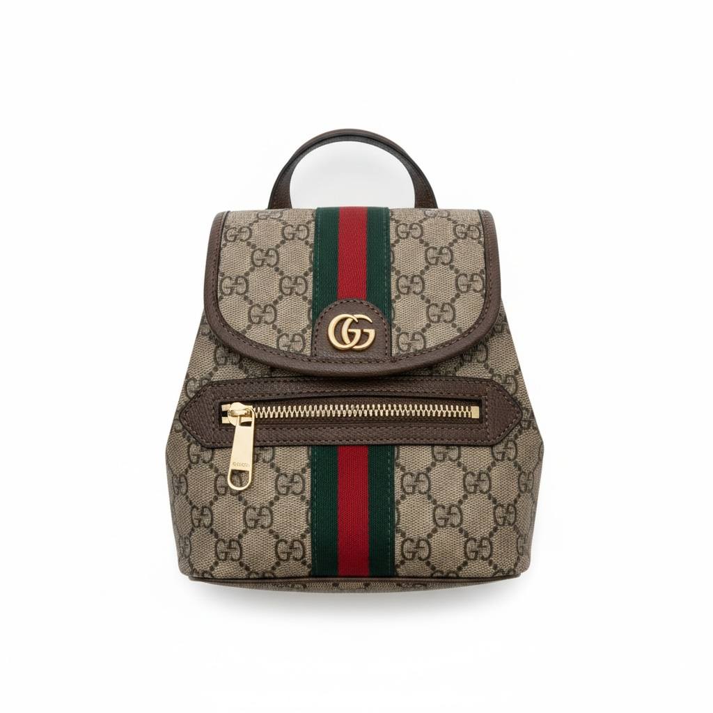 🔥 Gucci Monogram Mini Backpack – GG Supreme Classic Edition 🔥