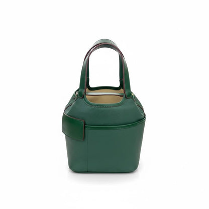 🔥 Hermès Garden Party Inspired Tote Bag – Deep Green Edition (with Strap & Pouch) 🔥