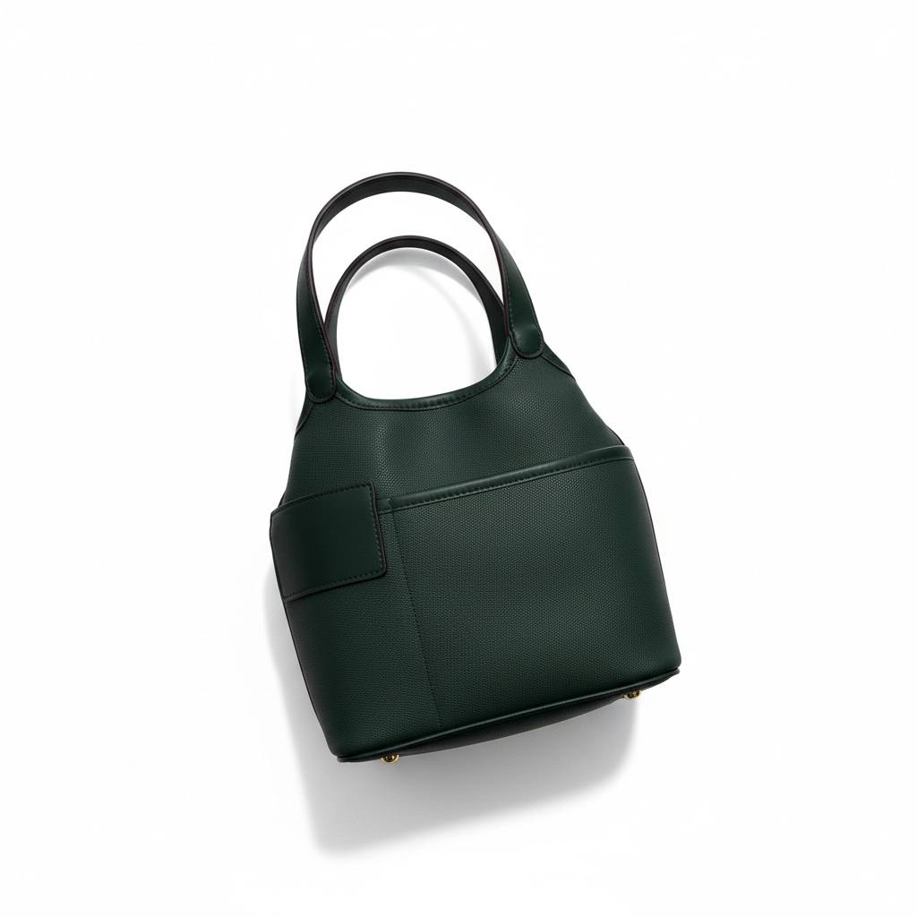 🔥 Hermès Garden Party Inspired Tote Bag – Deep Green Edition (with Strap & Pouch) 🔥