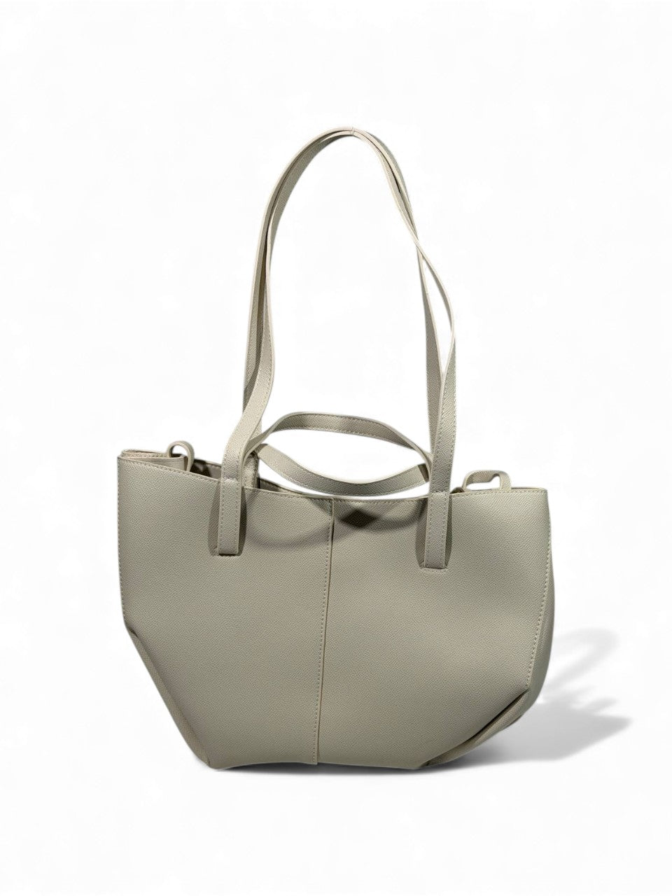 🔥 Polène Paris Inspired Tote Bag – Ivory Minimalist Edition (with Matching Pouch) 🔥
