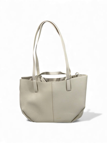 🔥 Polène Paris Inspired Tote Bag – Ivory Minimalist Edition (with Matching Pouch) 🔥