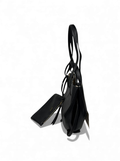 🔥 Polène Paris Inspired Tote Bag – Black Minimalist Edition (with Matching Pouch) 🔥