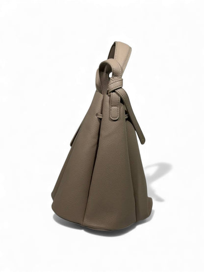 🔥 Polène Paris Inspired Bucket Bag – Taupe Sculpted Edition 🔥