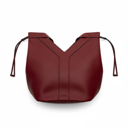 👜 Saint Laurent Inspired Luxury Tote – Burgundy Structured Chic Bag