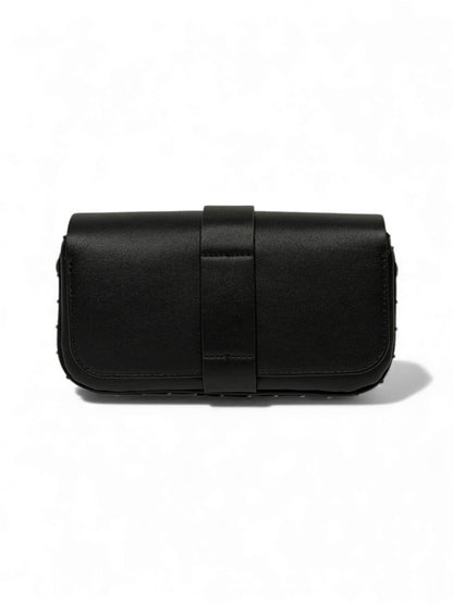 ✨ Zadig & Voltaire Rock Biker Mini Clutch – Black Leather ✨