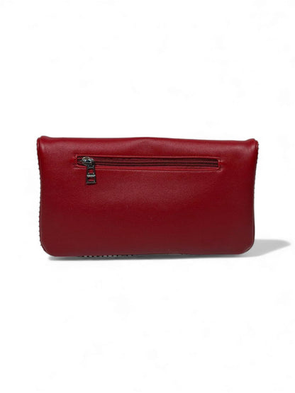 🔥 Zadig & Voltaire Rock Wallet – Red Leather Edition 🪽❤️