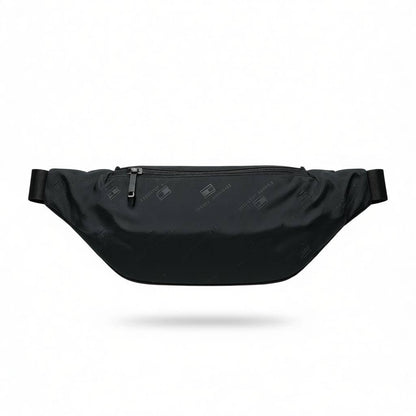 Tommy Hilfiger Black Waist Bag 🎒🖤 | Signature TH Monogram Crossbody