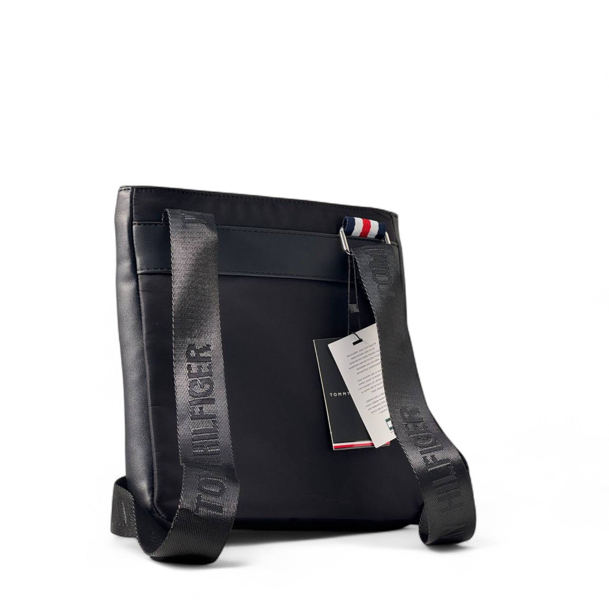 Tommy Hilfiger Black Crossbody Bag 🖤 | Minimalist Sling with Logo Strap