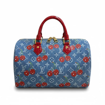 Louis Vuitton Cherry Denim Speedy Bag 🍒✨ | Limited Designer Icon