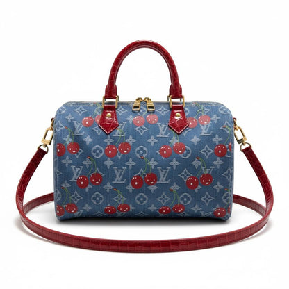 Louis Vuitton Cherry Denim Speedy Bag 🍒✨ | Limited Designer Icon