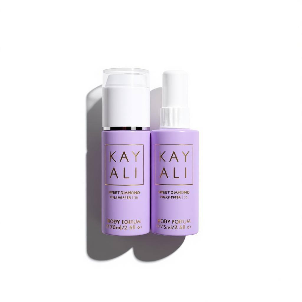 Kayali Sweet Diamond Pink Pepper 25 Gift Set 💜✨ | Fresh Perfume & Body Lotion Duo