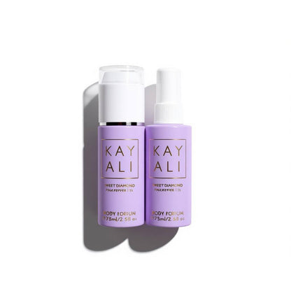 Kayali Sweet Diamond Pink Pepper 25 Gift Set 💜✨ | Fresh Perfume & Body Lotion Duo