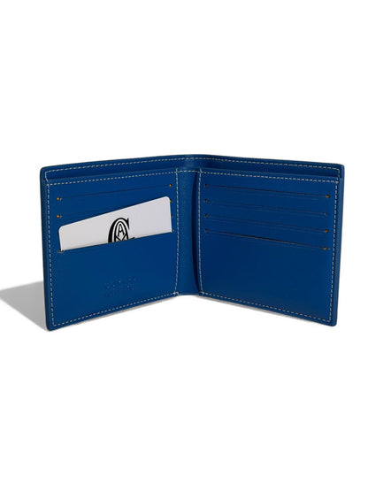 Goyard Saint-Honoré Blue Card Holder Wallet – Luxury Patterned Leather 💙