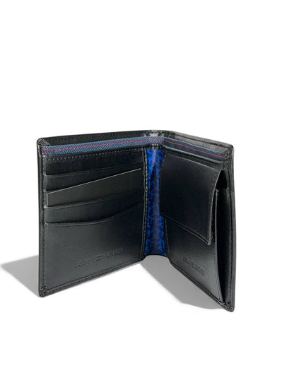 Tommy Hilfiger Black Minimal Bifold Wallet – Premium Leather 🖤✨