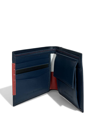 Tommy Hilfiger Flag Panel Leather Wallet 🇺🇸🔥 | Embossed “H” Monogram