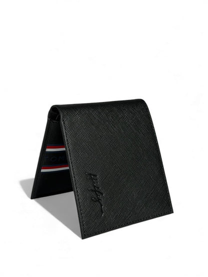 Tommy Hilfiger Classic Black Leather Wallet 🖤🇺🇸 | Signature Stitch Design