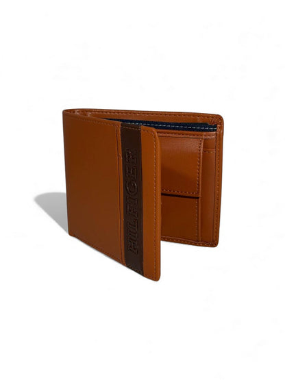 Tommy Hilfiger Tan Leather Wallet 🤎👜 | Premium Signature Edition