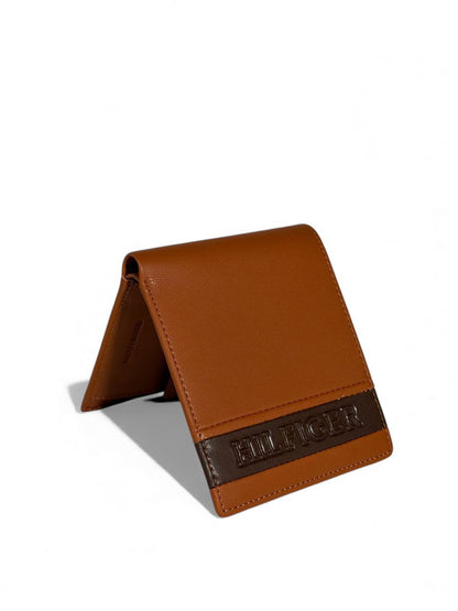 Tommy Hilfiger Tan Leather Wallet 🤎👜 | Premium Signature Edition