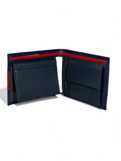 Tommy Hilfiger Flag Leather Wallet 🇺🇸🔥 | Premium Tri-Color Edition