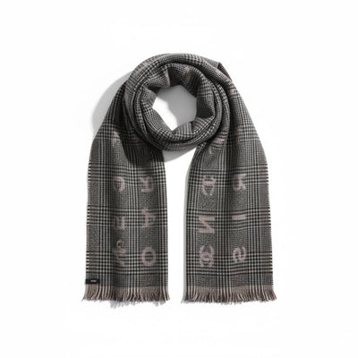 🖤 Chanel Signature Monogram Wool Scarf – Luxury Winter Icon 🧣✨