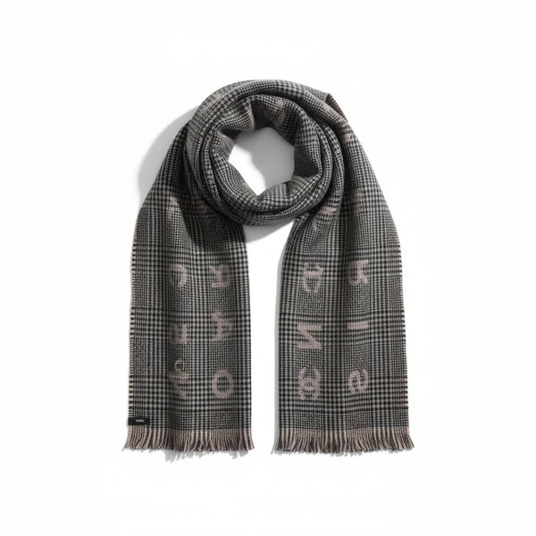 🖤 Chanel Signature Monogram Wool Scarf – Luxury Winter Icon 🧣✨