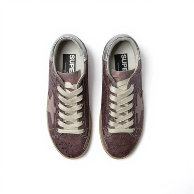 ✨ Golden Goose Glitter Star Sneakers – Purple Shine Low-Top Edition ⭐💜✨