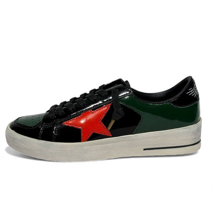 ✨ Golden Goose Star Sneaker – Black, Green & Red Edition ⭐🔥