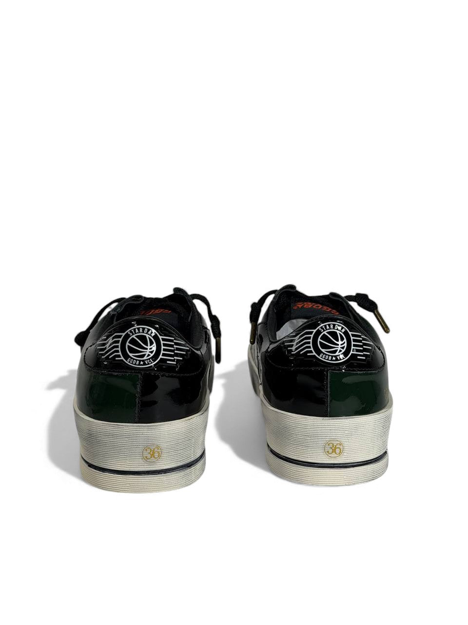 ✨ Golden Goose Star Sneaker – Black, Green & Red Edition ⭐🔥