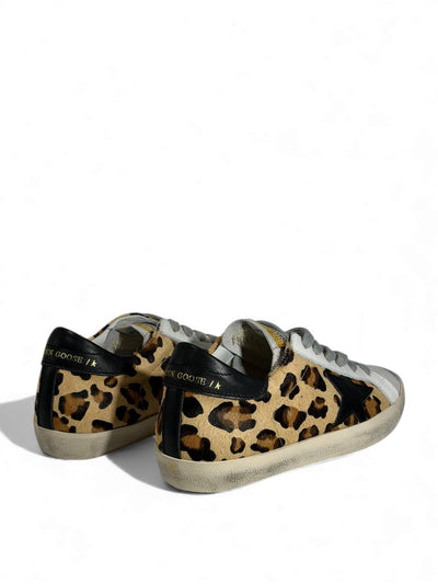 ✨ Golden Goose Leopard Star Sneakers – Wild Luxe Edition 🐆⭐✨
