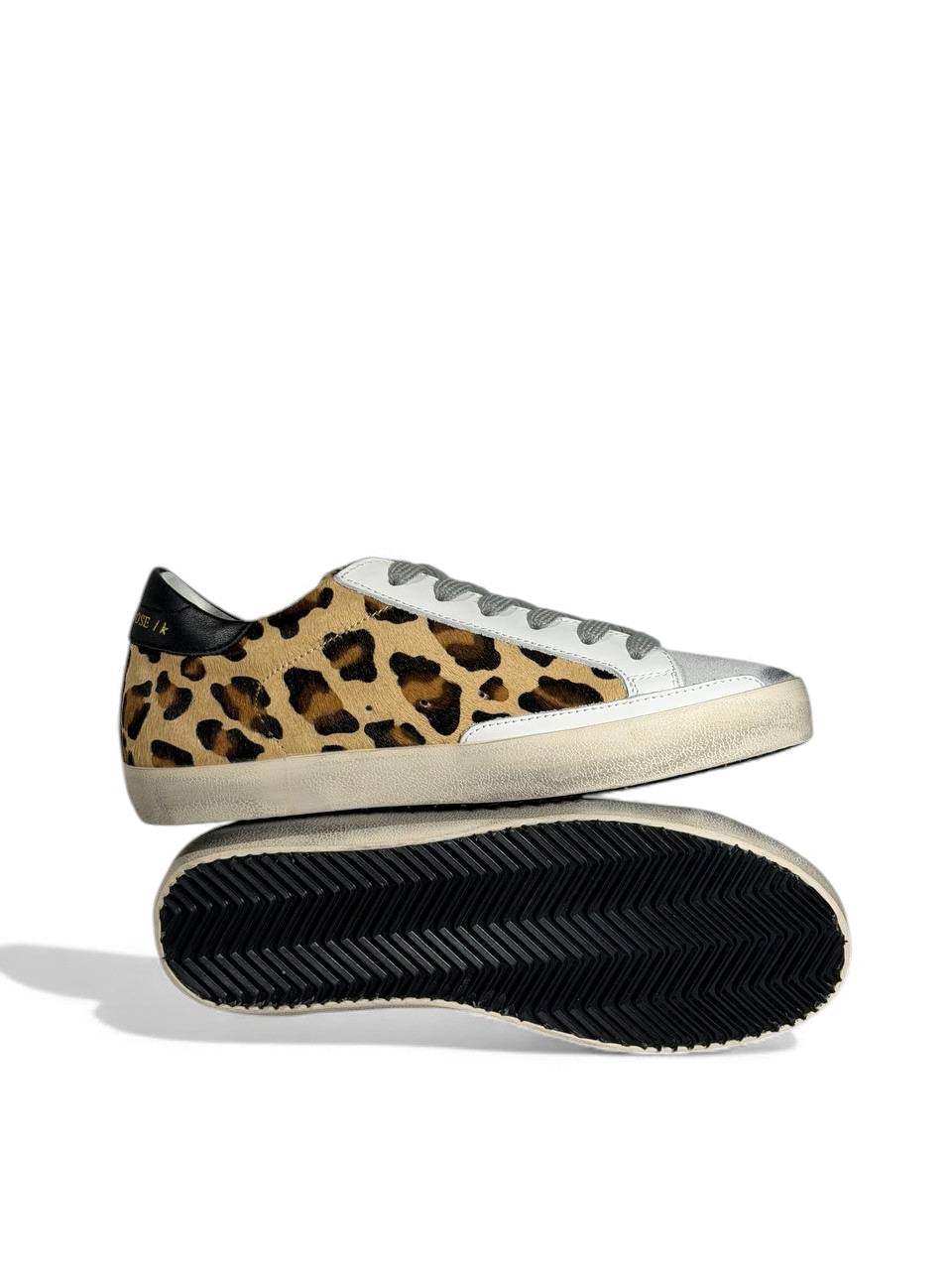 ✨ Golden Goose Leopard Star Sneakers – Wild Luxe Edition 🐆⭐✨