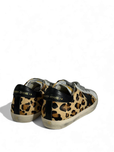 ✨ Golden Goose Leopard Star Sneakers – Wild Luxe Edition 🐆⭐✨