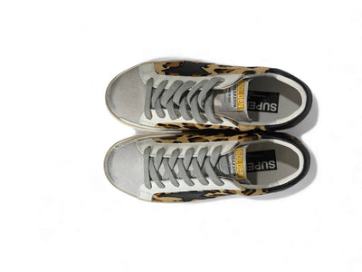 ✨ Golden Goose Leopard Star Sneakers – Wild Luxe Edition 🐆⭐✨