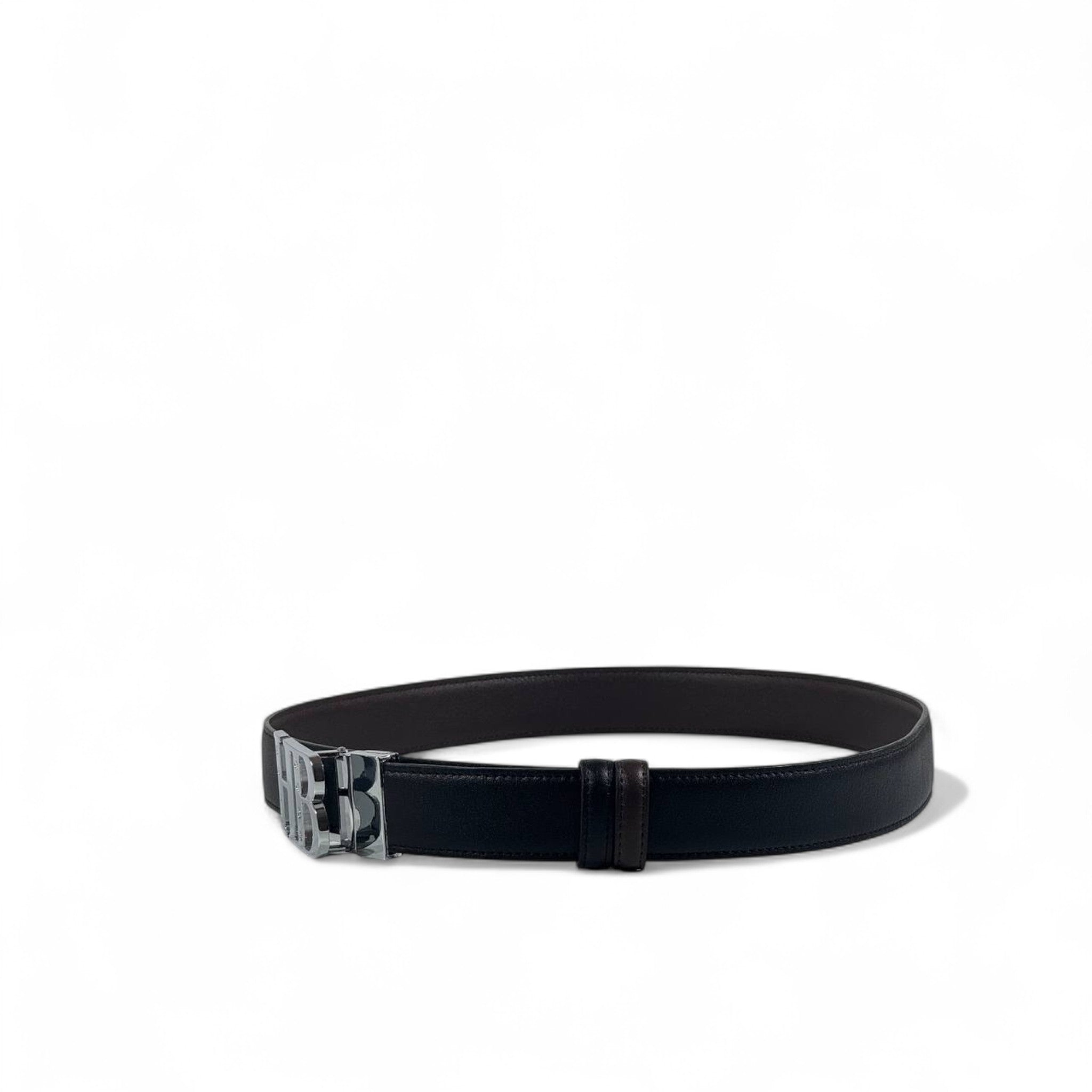🖤 Hugo Boss HB Buckle Leather Belt – Black | 110 cm