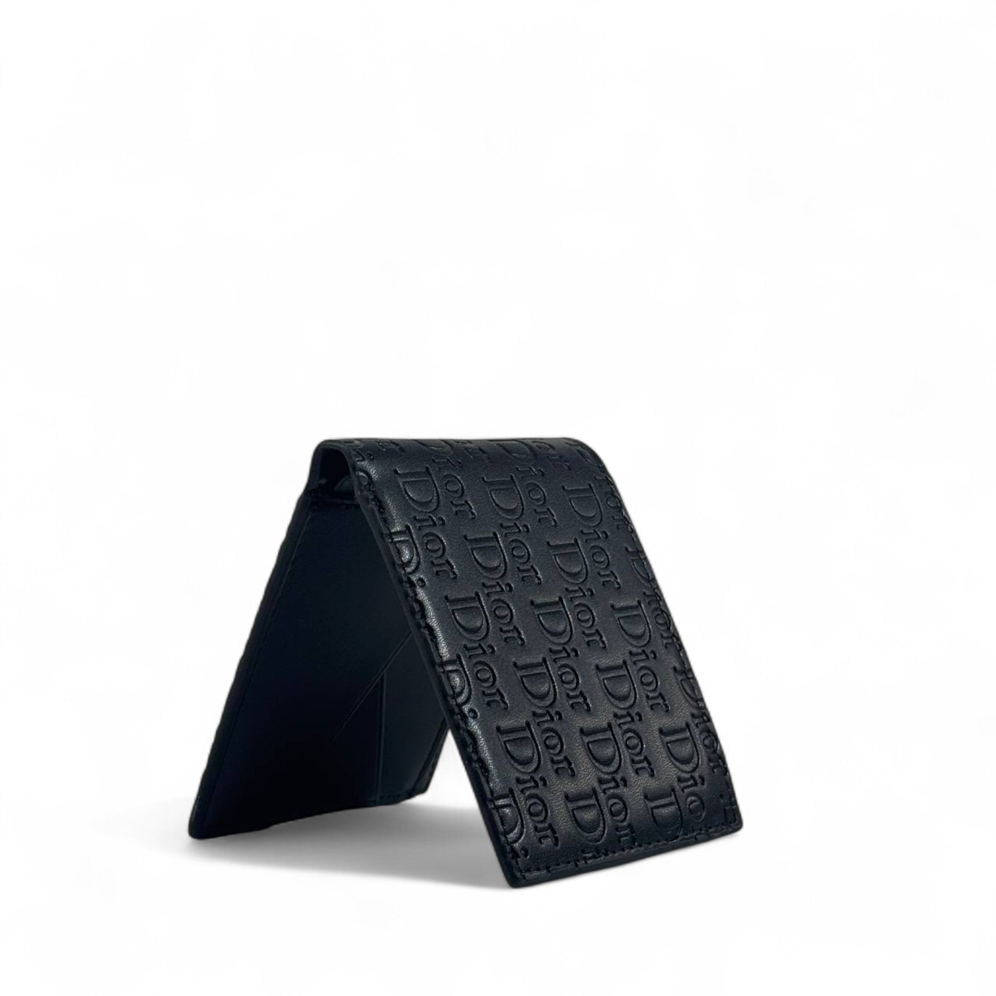 🖤 Dior Embossed Leather Wallet – Black Luxury