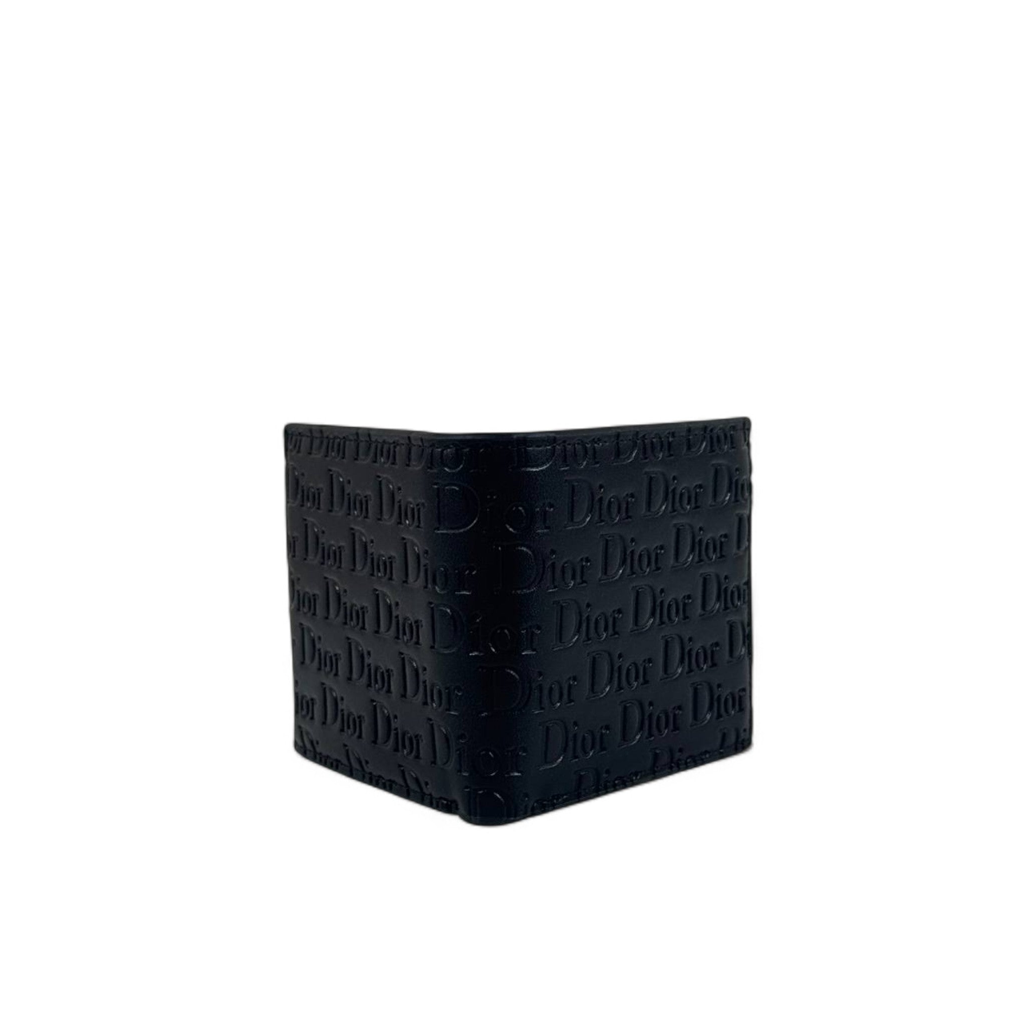 🖤 Dior Embossed Leather Wallet – Black Luxury