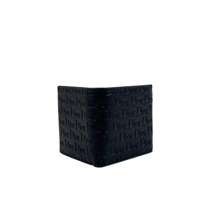 🖤 Dior Embossed Leather Wallet – Black Luxury