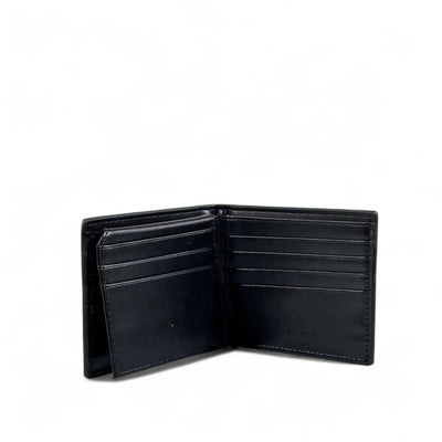 Calvin Klein Jeans Black Leather Wallet – Embossed Logo