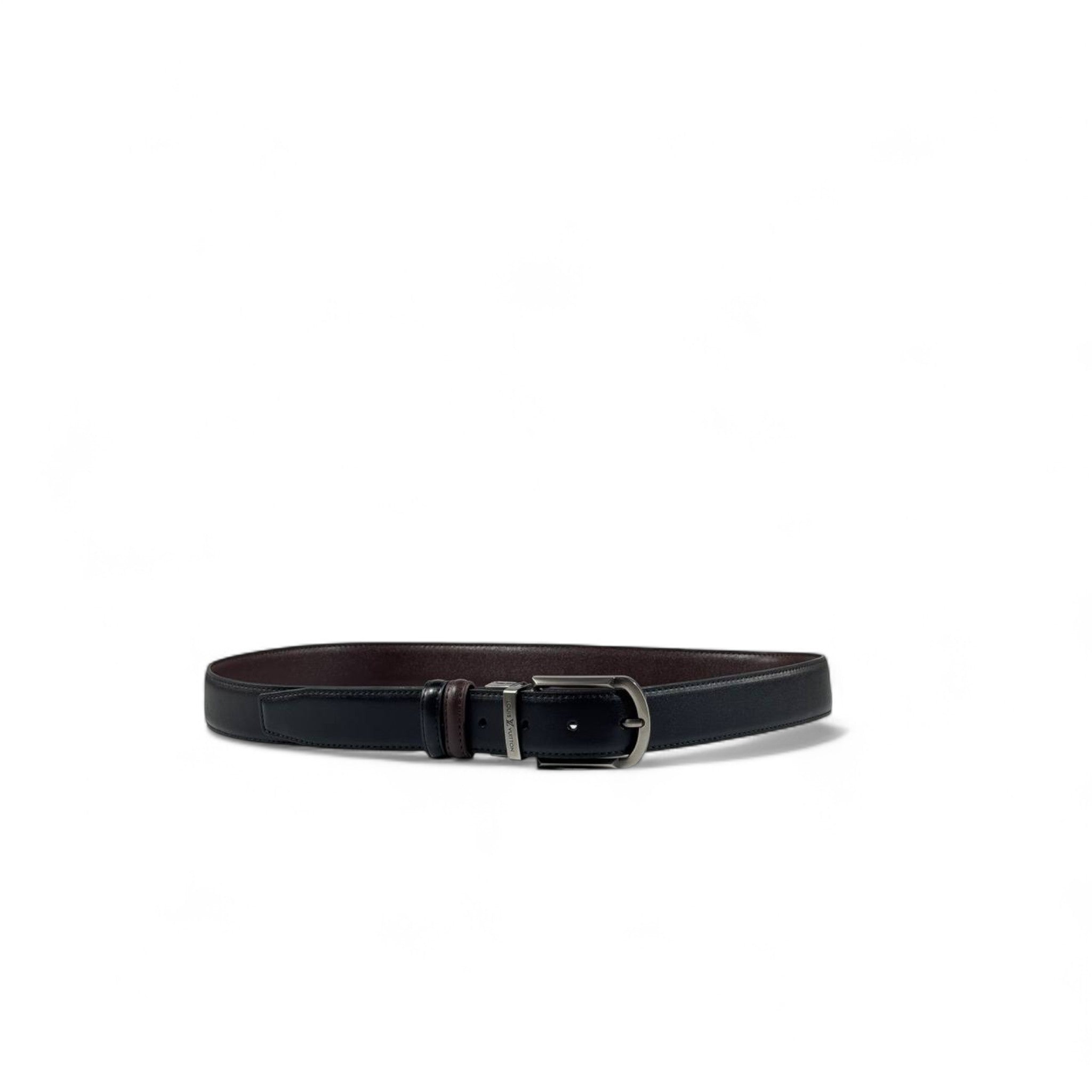 Louis Vuitton Reversible Leather Belt with LV Buckle | 115 cm