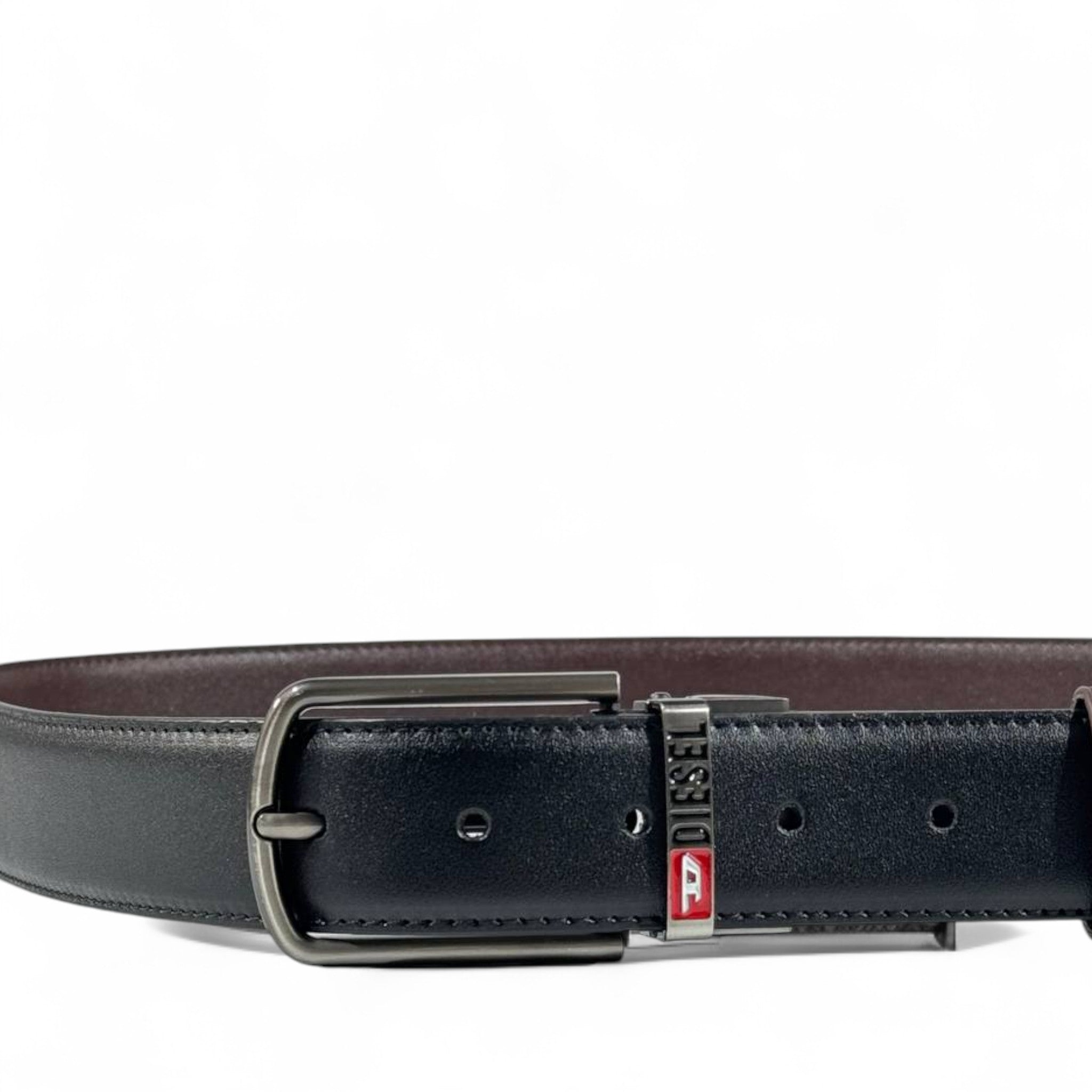 Diesel Black Leather Belt | 115 cm