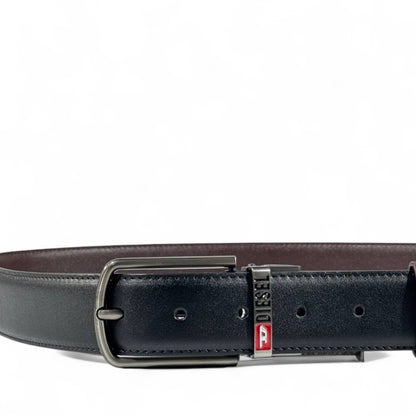 Diesel Black Leather Belt | 115 cm