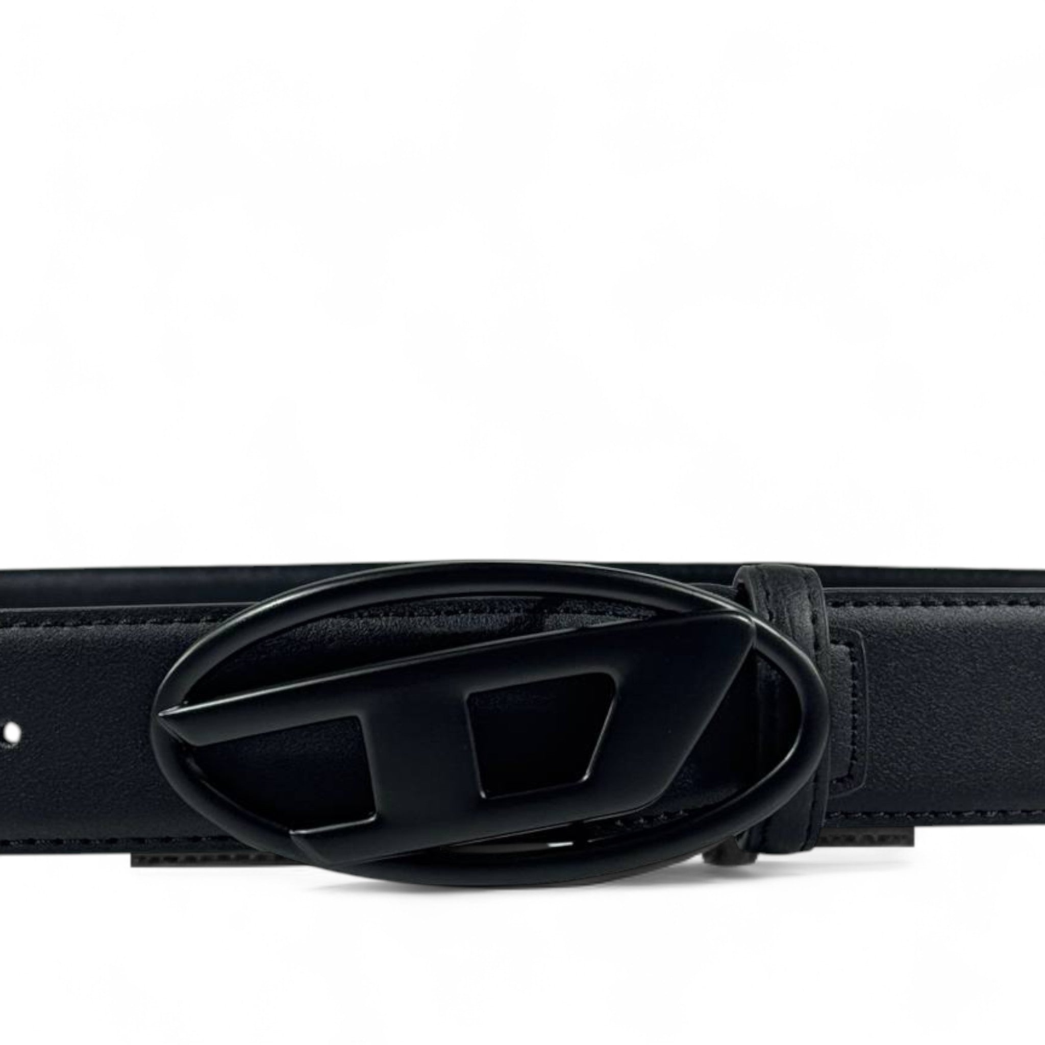 Diesel Black Leather Belt | 120 cm