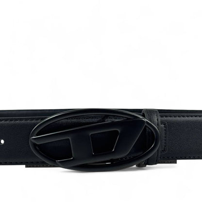 Diesel Black Leather Belt | 120 cm