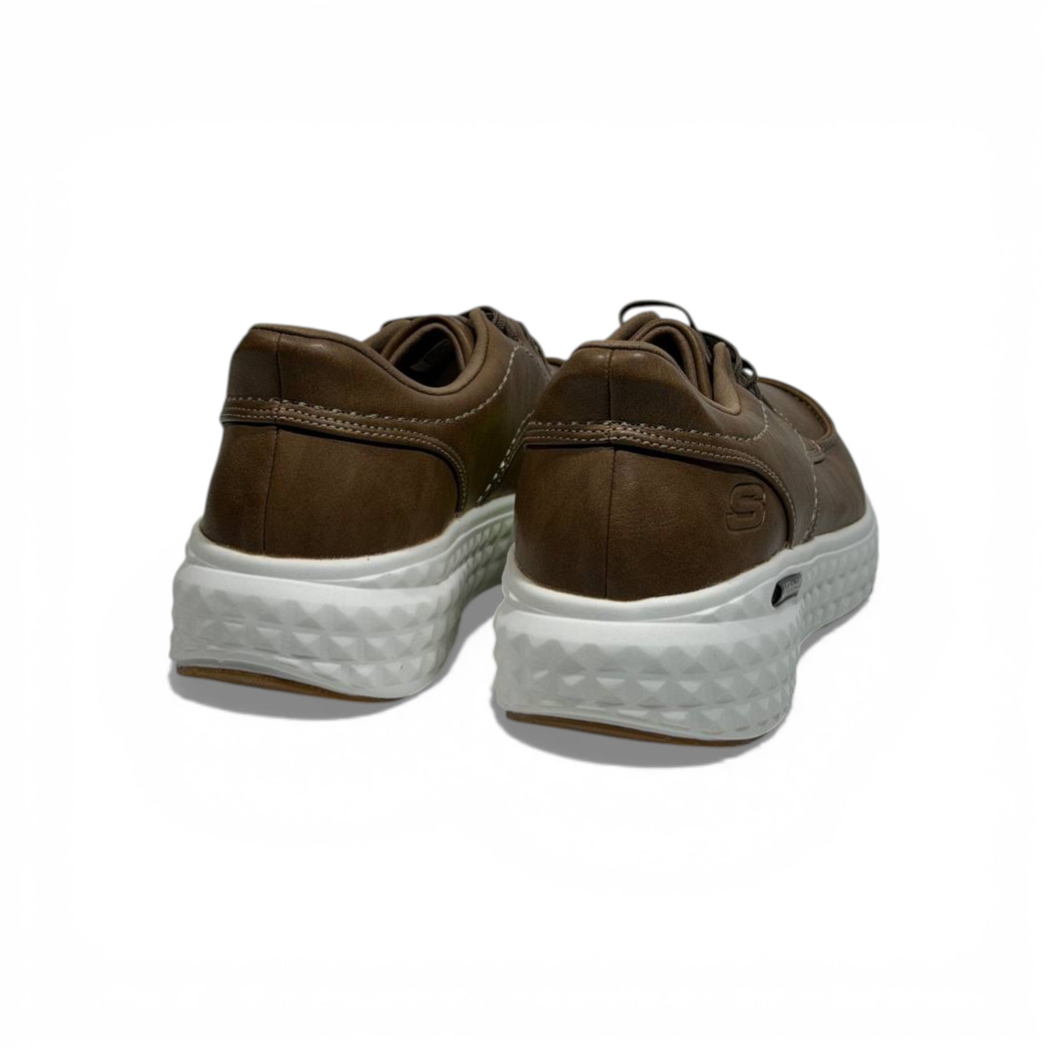 Skechers Ultra Light Leather Sneakers – Brown Casual Comfort Shoes 👞✨ | Lightweight Everyday Walking Shoes