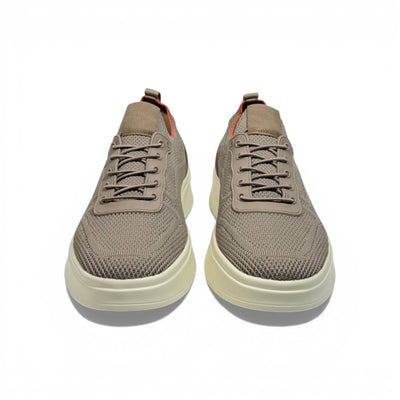 Skechers Knit Comfort Sneakers – Taupe Lightweight Walking Shoes 👟✨ | Breathable Casual Trainers