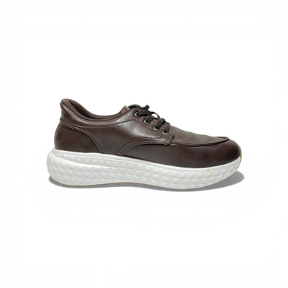 Skechers Ultra Light Leather Sneakers – Dark Brown Casual Comfort Shoes 👞✨ | Lightweight Everyday Walking Shoes