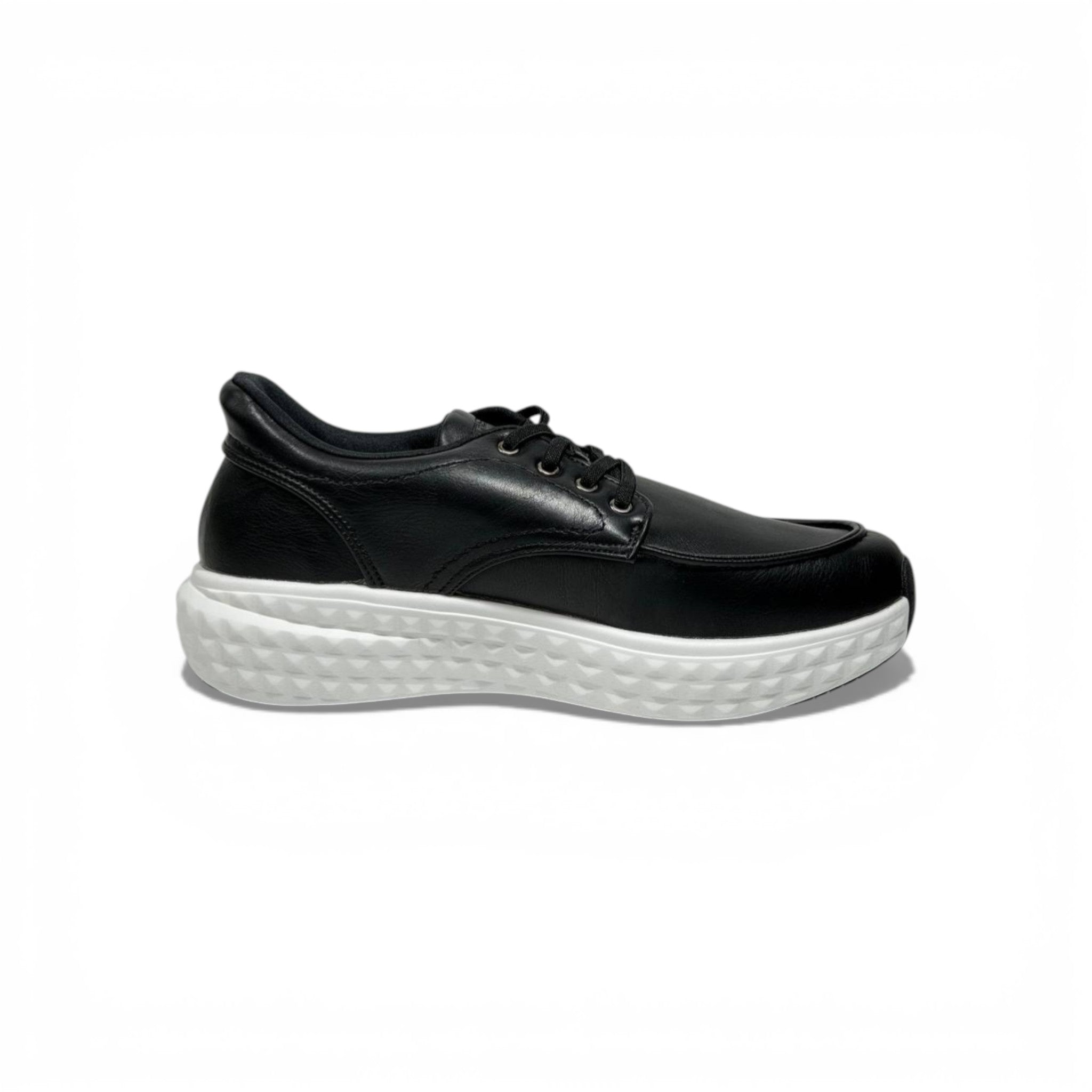 Skechers Ultra Light Leather Sneakers – Black Classic Comfort Shoes 🖤👞 | Lightweight Casual Walking Shoes