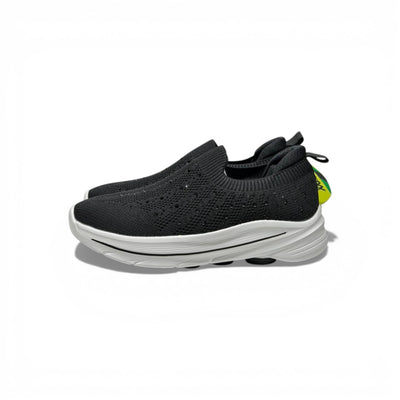 Skechers Crystal Slip-On Sneakers – Black Sparkle Comfort Shoes ✨🖤 | Lightweight Breathable Walking Trainers