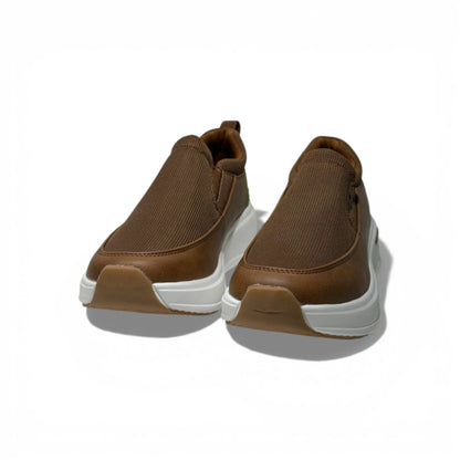 Skechers UltraLight Slip-On Sneakers – Brown Casual Comfort Shoes 👟✨ | Lightweight Everyday Walking Trainers