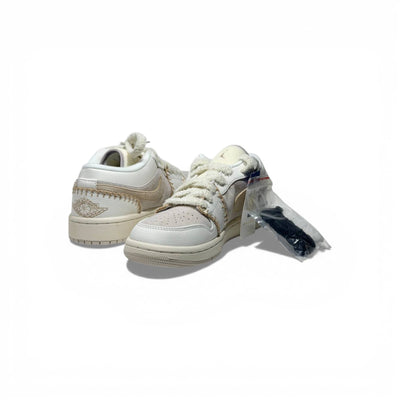Nike Air Jordan Low Vintage Stitch Sneakers – Cream & Beige Retro Trainers 👟✨ | Premium Street Style Shoes
