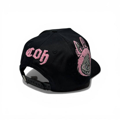 🧢 LA Pink Drip Streetwear Cap – Soft Luxe Urban Edition 💖